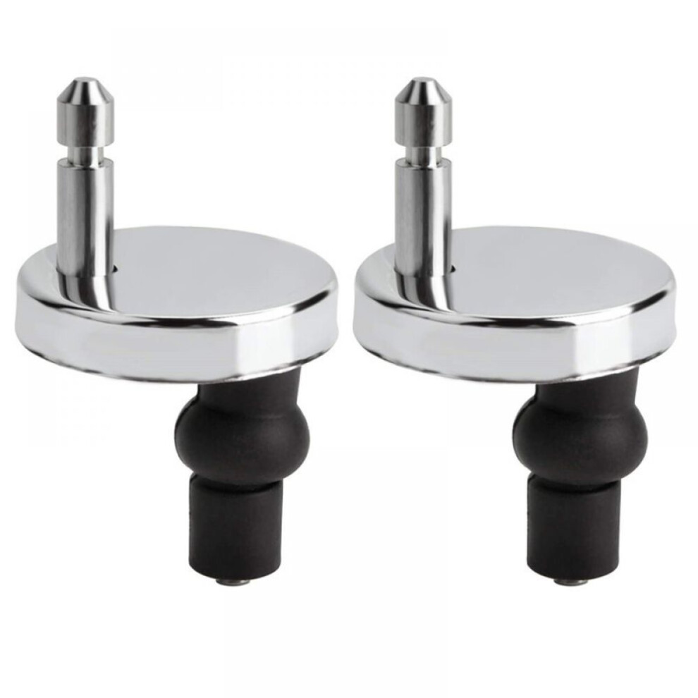 Toilet Seat Hinge Fixings, Quick Release Hinges For Seamless Toilet Bowl Fixation, Sturdy And Durable, Suitable For Most Standard Toilets 9448196374894