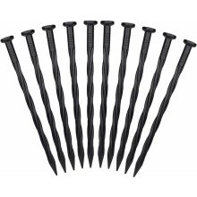 Estacas de anclaje para bordes de jardín, clavos de nailon resistentes para paisajismo, para instalación de adoquines y césped, sujetadores