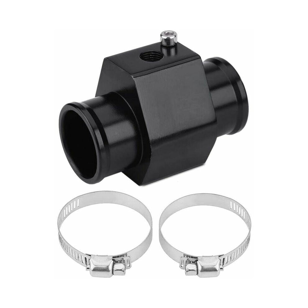 Aluminum Alloy Water Temperature Gauge Monitor With Maximum Corrosion Resistance For Vehicle Health, 32 Mm, Anodized Finishing Black 9358999322674
