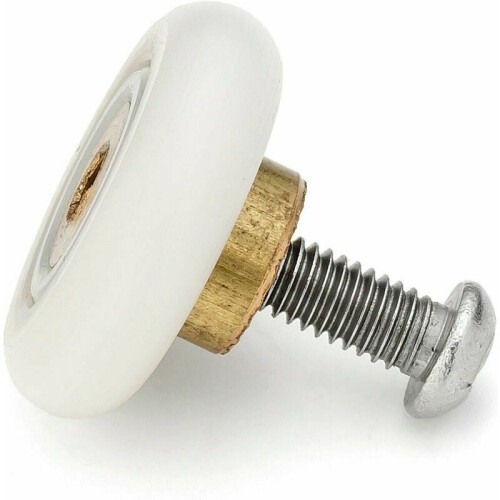 Shower Door Wheels, Smooth Rolling Nylon Rollers With Solid Brass Hubs For Showers And Furniture, Multi-Function High Quality POM Plastic Rollers 1