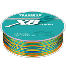 TRUSCEND Braided Fishing Line, Upgraded Spin 8 Strands Fishing Lines, PE Fishing Wire Smooth and Ultra Thin, Super Strength and Abrasion Resistant Fi