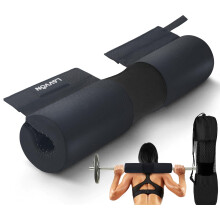 Barbell Squat Pad Nylon Padding AntiSlip- Thick Foam Barbell Pad for Squats Cushion, Lunges&Bar Padding for Hip Thrusts - Standard Weight Bar Pad - P