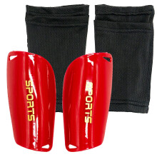 Small Football Shin Guards, Shin Guards + High Elastic Sleeves, Youth Boys Girls Shin Guards, Kick & Injury Protection