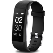 Runlio Fitness Tracker with Heart Rate Monitor,Sleep Monitor with 14 Sports Mode,Activity Tracker with Step,Calories Counter,IP67Waterproof with Stop