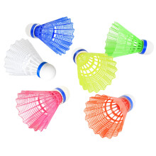 BAIHUALIN WHiZZ Colourful Shuttlecocks Badminton Durable Nylon Shuttles for Indoor Outdoor Recreational Game Practice Sports, 6x Multicolour