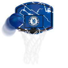 Hy-Pro Officially Licensed Chelsea F.C Mini Basketball Set - For Kids and Adults, with Mini Basketball Hoop Backboard and Net