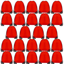 24 Pcs Drawstring Bag,Drawstring Backpack Bags for Gym School Travel Picnic Storage Kids Adults,Pe Sport String Backpack Gift Bags for Girls Boys