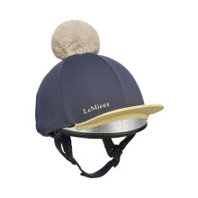 LeMieux Pom Hat Silk - Detachable Pom Pom (Dusk/Mimosa)