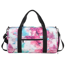SellerFun Teens Women Travel Bag Girls Gym Duffle Bag Sports Ballet Bag with Shoe Compartment(Black and Rose,23 Liters)