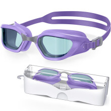 Zeligerstar Swimming Goggles, Goggles Swimming Adult with 3 Sizes Nose Bridges, Anti-Fog UV Protection No Leaking Adjustable Swim Goggles for Men Wom