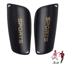 Luoqun88 Football Kids Shin Pads, 1 Pair Kids Shin Guards 6-12 Years for Football Games, Leg Protectors with Shock-Absorbing EVA for Protection Reduc