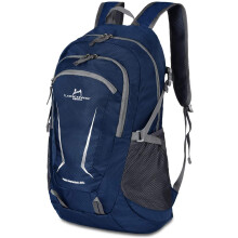 Loocower 45L Lightweight Foldable Backpack Walking Rucksack Hiking Daypack Packable Camping Travel Outdoor Sport Knapsack for Men Women - Blue
