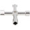Control Cabinet Key, Electric Control Key Designed for Industrial Access Panels, Universal Cross Key with Multi-Functional Utilities Key Features, 2