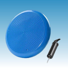 Balance Wobble Cushion for Adults and Kids, Air Stability Yoga Inflatable Balance Disc Massage Pad for Physio, Posture & Fitness, Sensory Toys Pump I
