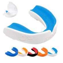 Enmo Maxilla Gel Gum Shield Adult Junior 10 Mouth Guard with Case for Rugby Boxing Hockey and Contact Sports Mouthguard with Boil Bite Breathing