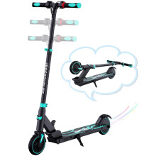 RCB Electric Scooter for Kids age 8-12-16, Only 7.55KG Foldable Electric Scooter, Two Types of Braking, Maximum Range 16 KM, Maximum Speed 12.4 MPH,