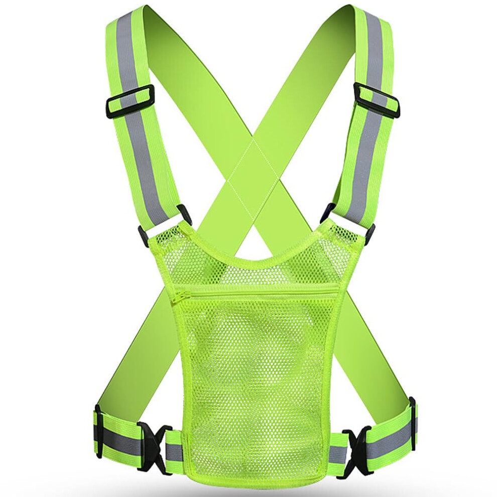 Xyuxwlg Reflective Vest Reflective Running Gears High Visibility Safety Vest Adjustable Reflective Gear With Pocket For Night Walking Jogging Cyclin 66875192