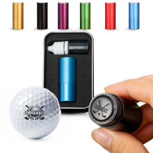 UIDMEN Personalized Golf Ball Stamp with Metal Storage Case, Custom Name Reusable Golf Ball Marking, Golf Accessories, Gifts for Golf Lovers, Golfers