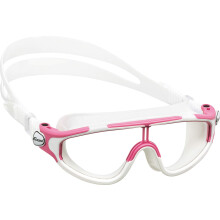 Cressi Kids' Baloo Swimming Goggles Pink/White, Pink/White-Clear Lens