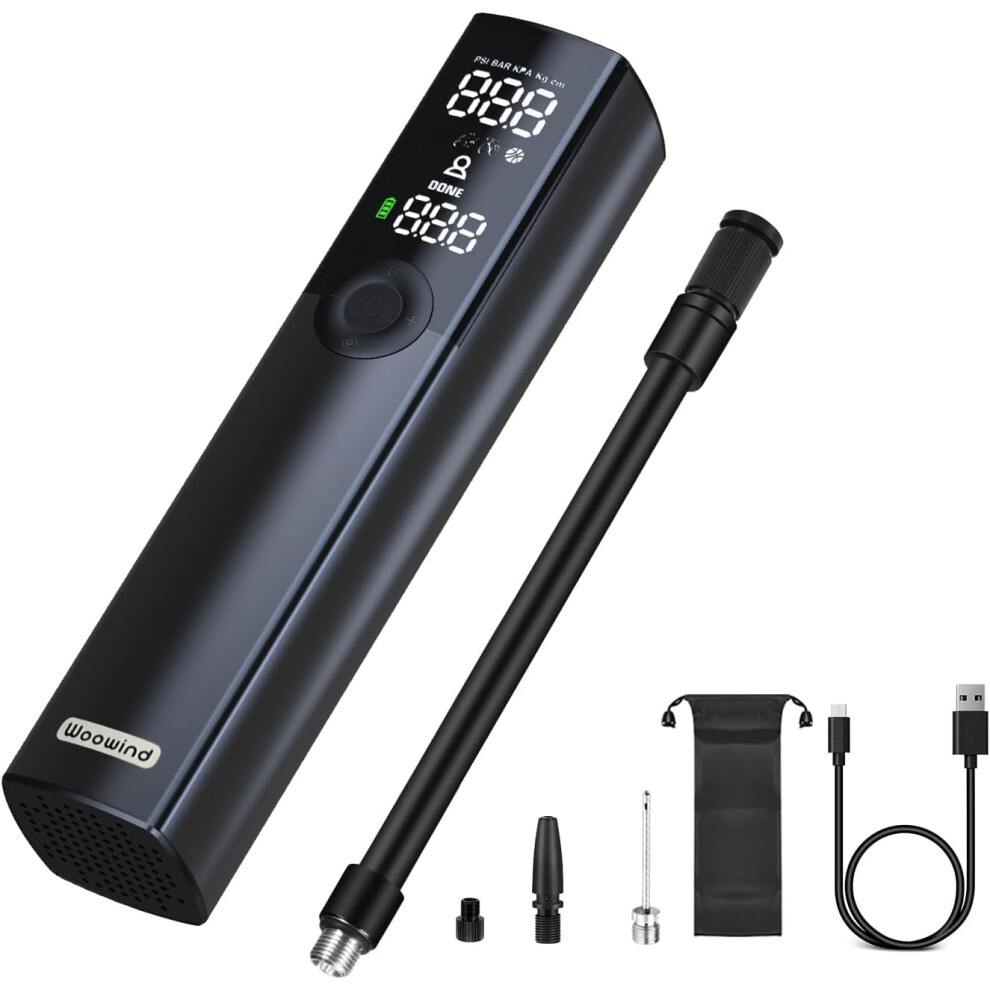 Woowind Tyre Inflator Electric Bike Pump Bp188 Portable Air Pump For Bikes