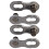 KMC Unisexs 10 Speed EPT MissingLink Joining Link Dark Silver 2 Pairs 3