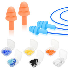 Ear Plugs for Swimming,Sleeping Noise Cancelling,Snoring,Shoting,Working, Reusable Silicone Earplugs, Super Soft Ear Plug for Noise Reduction, Ears P