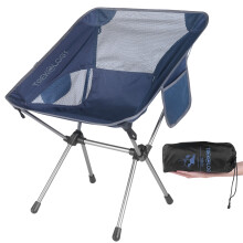 TREKOLOGY YIZI GO Camping Chair – Compact, Foldable, Lightweight 0.9 kg, 136 kg Capacity, Durable Aluminum, Quick Setup, Superior Support, Ideal for