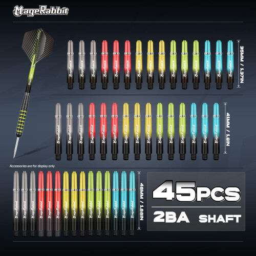 MageRabbit Dart Accessories kit PC shafts Flights Flight Savers Sharpener O 2