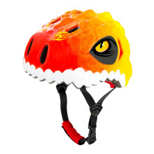 Favoto Kids Children Bike Helmet - Toddler Dinosaur Cycling Bike Helmet Breathable Yellow Red Adjustable Helmet for Boys and Girls