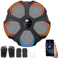 Domigard Music Boxing Machine Kids - Music Boxing Machine, Wall Mount Smart Training Gym Equipment with Force Sensor, Musical Boxing Machine for Teen