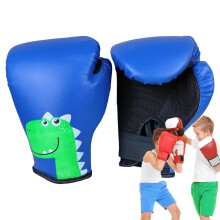 Kids Boxing Gloves, Junior Training Sparring Gloves for Kids 3-8 Year, Leather Cartoon Punching Bag Fighting Mitts for Muay Thai, Martial Arts, Kickb