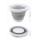 SAMMART Collapsible Bucket WhiteGrey 55L  Round 2