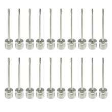 20 Pack Ball Pump Needles Stainless Steel Inflator Needle for Sports Soccer Basketball Football Rugby