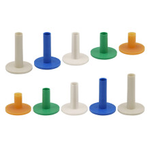 MissZM Golf Rubber Tees Driving Range, 5 colors Mixed-Size Castle Tees for Golf Practicing with Mats and Nets Used Indoor Outdoor Backyard Home for P