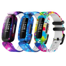 honecumi 3 Pack Straps Compatible with Fitbit Ace 3 Watch Bands for Kids Children - Colorful Skin-Friendly Watch Strap Wristband Bracelet Replacement