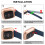 Vancle Straps for Fitbit Versa 2 Straps, Classic Silicone Adjustable Replacement Band for Fitbit Versa 2 / Fitbit Versa Lite/Fitbit Versa (Deepblue) 5