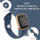 Vancle Straps for Fitbit Versa 2 Straps, Classic Silicone Adjustable Replacement Band for Fitbit Versa 2 / Fitbit Versa Lite/Fitbit Versa (Deepblue) 3