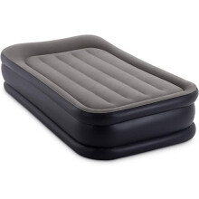 Intex Twin Deluxe Pillow Rest Airbed wFiberTech RP Inflated Size 99cm x 191