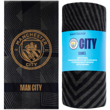 MANCHESTER CITY F.C. Bath Towel for Men Women Teens Boys 100% Cotton Quick Dry Football Crest Beach Towel Swim Gym Holiday Shower Supporters' Gear 13