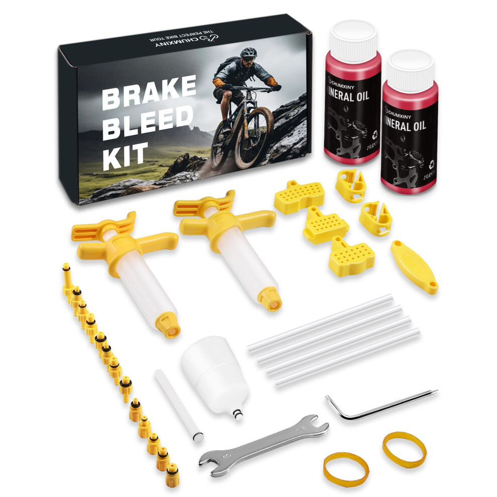 Chumxiny Brake Bleed Kit For Shimano Tektro Trp Hydraulic Disc Brakesmounta