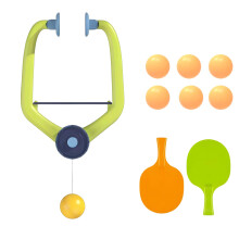 Door Ping Pong Game,Table Tennis Set with Indoor Hanging System, Adjustable Door-Mounted Ping Pong Trainer for Solo Practice & Family Fun, Durable Ha