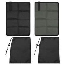 2 Pcs Camping Seat Mat, Insulated Waterproof Folding Foam Sit Mats with Storage Bag, Portable Seat Pads for Outdoors, Hiking, Walking and Fishing