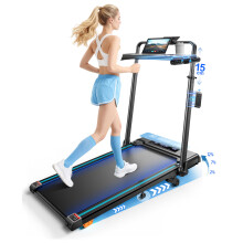 Panana Under Desk Treadmill for Home & Office, 2 in 1 Folding Walking Pad, Quiet 2.5HP Motor, Remote Control, LED Display, Slim Running