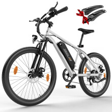 ESKUTE M100+ Electric Bike, 27.5" Electric Mountain Bike, 250W Brushless Motor, 36V 13Ah Removable Battery, LCD Display, E-MTB E-bike Electric Bicycl