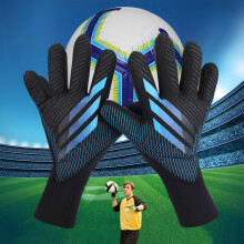XSQD Breathable Goalkeeper Glove, Junior Kids Football Gloves With Thick, Latex Anti Slip Latex, Adult Football Gloves, Available In Sizes 7/8/9/10 I