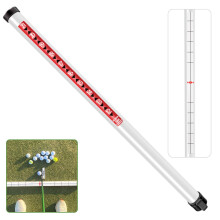 Golf Ball Retriever Professional Picker Golf Ball Shag Tube Plastic Release Retrievers Collector Practice Pick-up Sucker Tool, 35.4 Inch
