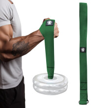 J Bryant Enhanced Arm Wrestling Training Loading Strap Suitable for Wrist Forearm and Biceps Workouts Compatible with 1 Inch and 2 Inches Barbell Pla