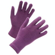 Shires Suregrip Riding Gloves Childrens in Purple onesize