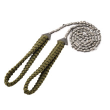 Pocket Chainsaw with Paracord Handle Folding Chain Hand Saw Fast Wood & Tree Cutting Emergency Survival Gear for Camping Backpacking Hiking (36inch 1