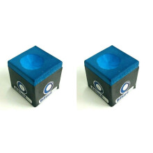 2 Cubes/PIECES of BLUE Home, Pub, Club Pool Tables CUE TIPS CHALKS